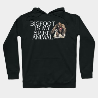 Bigfoot Is My Spirit Animal Sasquatch Lovers Hoodie